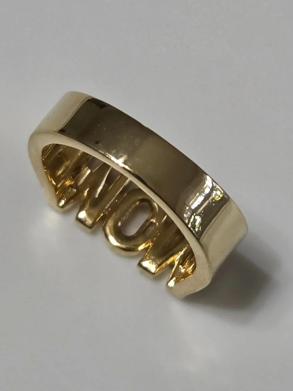 Authentic Pandora Mom Signet Ring